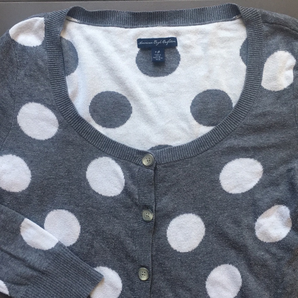 Polka Dot Cardigan - Picture 4 of 4